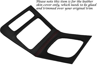 RED STITCHING FITS NISSAN 200 SX S13 1988-1993 GEAR SURROUND LEATHER COVER ONLY