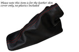 RED STITCHING FITS NISSAN NAVARA D40 2005-2012 LEATHER HANDBRAKE GAITER ONLY