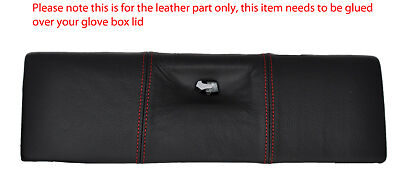 red stitch FITS LOTUS EXCEL 83-91 GLOVE BOX LID LEATHER COVER GLUE NEEDED