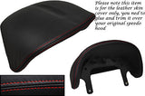RED STITCH FITS LOTUS ELISE EXIGE S1 96-01 SPEEDO GAUGE HOOD LEATHER COVER ONLY