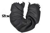 black stitch FITS ROVER MINI CLASSIC 2X DOOR POCKETS LEATHER CUSTOM NEW