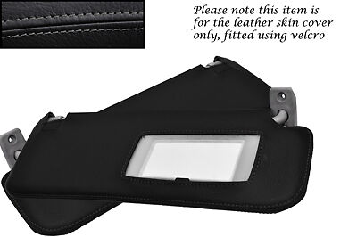 GREY STITCHING FITS VW CORRADO 88-95 2X SUN VISORS LEATHER COVERS ONLY