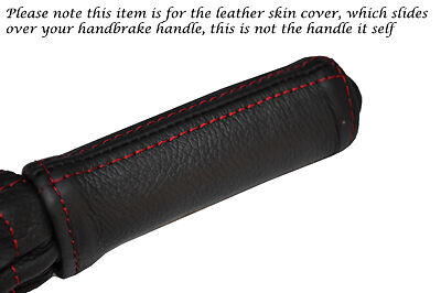 RED STITCH FITS TRIUMPH STAG 70-77 LEATHER HANDBRAKE HANDLE COVER ONLY