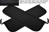 BLACK STITCHING FITS RILEY WOLDELEY 1500 2X SUN VISORS LEATHER COVERS ONLY