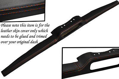 ORANGE STITCH FITS MINI CLASSIC ROVER COOPER AUSTIN BOTTOM DASH RAIL LHTR COVER