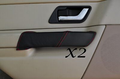 RED STITCH FITS LAND ROVER RANGE ROVER SPORT 05-11 2X REAR DOOR HANDLE COVERS