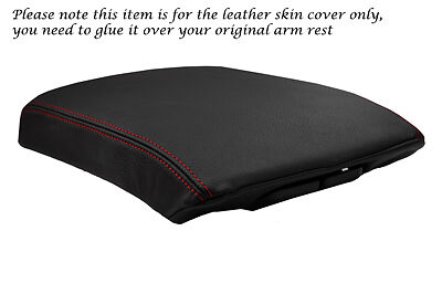 RED STITCHING FITS NISSAN PATHFINDER 2007-2013 LEATHER ARMREST COVER ONLY