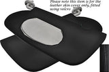 BLACK STITCH FITS CHRYSLER PT CRUISER 00-10 2X SUN VISORS LEATHER COVERS