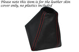RED STTICHING FITS CHRYSLER CROSSFIRE 03-07 LEATHER MANUAL GEAR GAITER ONLY
