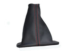 RED STITCH FITS LAND ROVER DEFENDER AUTO AUTOMATIC HI LOW LEATHER GEAR