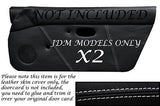 WHITE STITCHING JDM FITS MAZDA MX5 MK1 MIATA 89-97 2X DOOR CARD COVERS ONLY