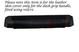 RED STITCH FITS LAND ROVER RANGE ROVER CLASSIC 70-94 DASH HANDLE GRAB LTHR COVER