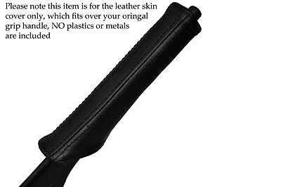 BLACK STITCH FITS CITROEN BERLINGO MULTISPACE 96-03 HANDBRAKE HANDLE LTHR COVER
