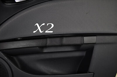 BLACK STITCHING FITS SEAT LEON MK2 05-12 2X FRONT DOOR HANDLE LEATHER COVER