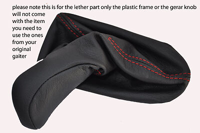 red stitch FITS MERCEDES E CLASS W211 GEAR KNOB GAITER 03-06 MANUAL&AUTOMATIC