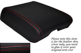 RED STITCHING FITS NISSAN TERRANO 1993-2006 LEATHER ARMREST SKIN COVER ONLY