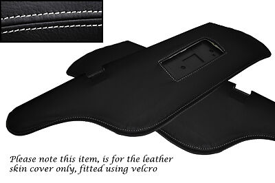 WHITE STITCH FITS BA BF FALCON XR6 XR8 FPV 02-07 2X SUN VISORS LEATHER COVER