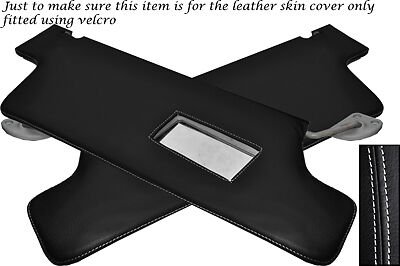WHITE STITCH FITS LAND ROVER DISCOVERY 200 TDI V8 89-95 2X SUN VISORS COVERS