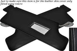 WHITE STITCH FITS LAND ROVER DISCOVERY 200 TDI V8 89-95 2X SUN VISORS COVERS