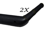 YELLOW STITCH FITS DATSUN 240Z 260Z 280Z 74-78 2X DOOR HANDLE BLACK LTHR COVERS