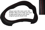 RED STITCH FITS TOYOTA CELICA 99-06 GAUGE HOOD SPEEDO SURROUND COVER ONLY