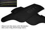 YELLOW STITCH FITS BA BF FALCON XR6 XR8 FPV 02-07 2X SUN VISORS LEATHER COVER