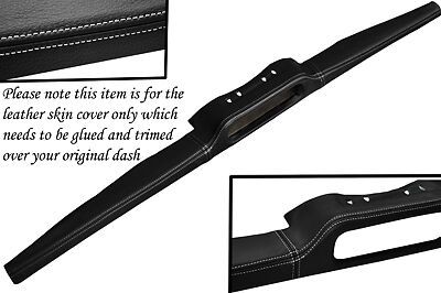 WHITE STITCH FITS MINI CLASSIC ROVER COOPER AUSTIN BOTTOM DASH RAIL LHTR COVER