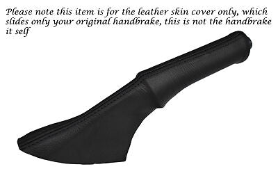 BLACK STITCHING FITS SMART ROADSTER 2003-2005 LEATHER HANDBRAKE GAITER ONLY