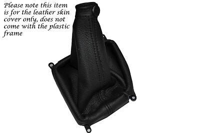BLACK STITCHING FITS KIA SEDONA 2007-2011 LEATHER GEAR GAITER ONLY CUSTOM NEW