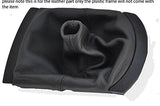 black stitching FITS SEAT CORDOBA IBIZA MK3 2002-2008  GEAR GAITOR ITALIAN LTHR