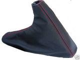 RED STITCHING FITS BMW 6 SERIES E63 E64 04-11 LEATHER HANDBRAKE GAITER