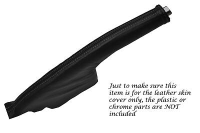 GREY STITCHING FITS VW POLO MK8 2010-2013 LEATHER HANDBRAKE GAITER ONLY