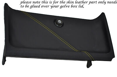 YELLOW STITCH FITS FORD CAPRI MK1 MK2 MK3 68-87 GLOVE BOX LID COVER GLUE NEEDED