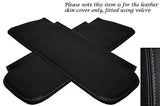GREY STITCH FITS MITSUBISHI FTO 94-01 2X SUN VISORS LEATHER COVERS ONLY