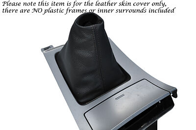 BLACK STITCHING FITS MAZDA 3 2009-2013 LEATHER GEAR GAITER ONLY CUSTOM NEW