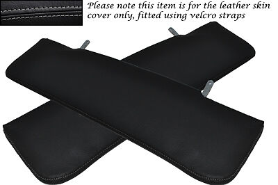 GREY STITCHING FITS BEDFORD CF 69-87 2X SUN VISORS LEATHER COVERS ONLY