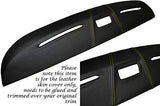 YELLOW STITCH FITS TRIUMPH SPITFIRE MK4 DASH DASHBOARD LEATHER SKIN COVER