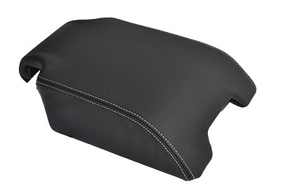 WHITE STITCHING FITS LAND ROVER DISCOVERY 4 09-13 LEATHER ARMREST COVER ONLY