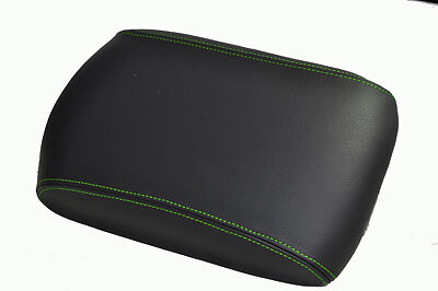 GREEN STITCH FITS HOLDEN VE R8 MALOO CALAIS 2006+ LEATHER ARMREST COVER ONLY