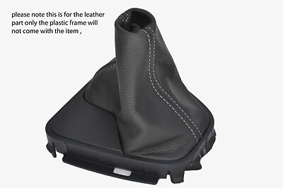 grey stitch FITS LAND ROVER FREELANDER 2 06-11 AUTOMATIC LEATHER GEAR GAITER