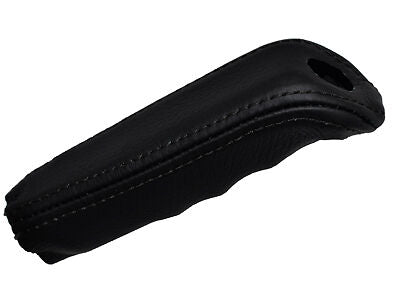 BLACK STITCH FITS BMW 5 SERIES E34 88-96 HANDBRAKE HANDLE LEATHER COVER ONLY