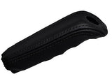 BLACK STITCH FITS BMW 5 SERIES E34 88-96 HANDBRAKE HANDLE LEATHER COVER ONLY
