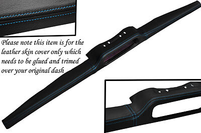 BLUE STITCH FITS MINI CLASSIC ROVER COOPER AUSTIN BOTTOM DASH RAIL LHTR COVER