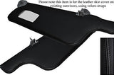 BLACK STITCH FITS TOYOTA CELICA MK6 94-98 2X SUN VISORS LEATHER COVERS ONLY
