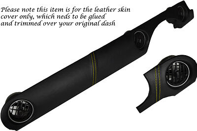 YELLOW STITCH FITS MAZDA MX5 MK3 MIATA 05-12 TWO PIECE DASH KIT LEATHER COVERS