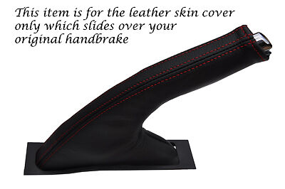RED STITCHING FITS MERCEDES A CLASS W169 04-12 LEATHER HANDBRAKE GAITER ONLY