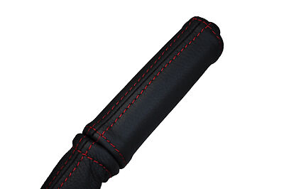 red stitch FITS TOYOTA RAV4 94-00 HANDBRAKE LEATHER HANDLE COVER ONLY CUSTOM NEW