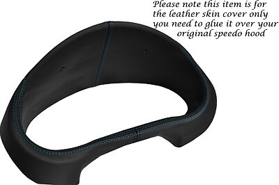 BLUE STITCH FITS SUBARU IMPREZA WRX STI 2001-2003 GAUGE SPEEDO LEATHER COVER