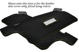 YELLOW STITCH FITS VW GOLF 2 MK2 JETTA 83-92 2X SUN VISORS LEATHER COVERS ONLY