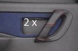 red stitch FITS PEUGEOT PARTNER & CITROEN BERLINGO 2X DOOR HANDLE COVERS